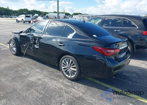 2018 Infiniti Q50 3.0T Luxe from USA, damaged, VIN JN1EV7AP7JM351321